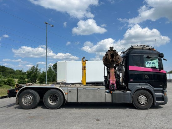 Scania R580 6x2, Schrottkran, E6, Lenk-Lift-Achse - Pacēlājs ar āķi, Kravas auto ar manipulatoru: foto 4 Scania R580 6x2, Schrottkran, E6, Lenk-Lift-Achse - Pacēlājs ar āķi, Kravas auto ar manipulatoru: foto 4