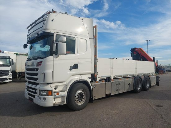 Scania R730 6x4 Pritsche, Voll-Luft Palfinger PK27002 Kran Retarder, Alu-Felgen, - Bortu kravas automašīna/ Platforma, Kravas auto ar manipulatoru: foto 2 Scania R730 6x4 Pritsche, Voll-Luft Palfinger PK27002 Kran Retarder, Alu-Felgen, - Bortu kravas automašīna/ Platforma, Kravas auto ar manipulatoru: foto 2