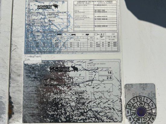 Puspiekabe izotermiskais Schmitz SCB S3B Kühlauflieger, TK SLXe 400, Liftachse, Doppelstock, Blumenbreite: foto 11 Puspiekabe izotermiskais Schmitz SCB S3B Kühlauflieger, TK SLXe 400, Liftachse, Doppelstock, Blumenbreite: foto 11