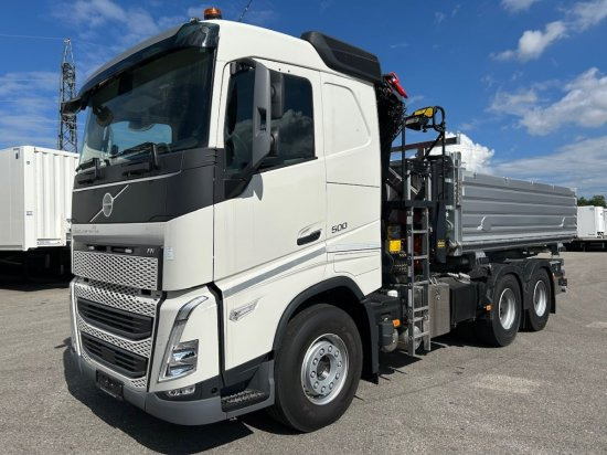 Volvo FH 500 3-Seiten Kipper mit Palfinger PK22002EH, Retarder - Kravas automašīna pašizgāzējs: foto 2 Volvo FH 500 3-Seiten Kipper mit Palfinger PK22002EH, Retarder - Kravas automašīna pašizgāzējs: foto 2