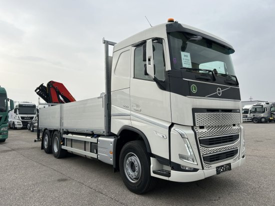 Volvo FH 500 6X2 Euro6, Retarder, Pritsche, Palfinger PK22002-EH - Bortu kravas automašīna/ Platforma, Kravas auto ar manipulatoru: foto 3 Volvo FH 500 6X2 Euro6, Retarder, Pritsche, Palfinger PK22002-EH - Bortu kravas automašīna/ Platforma, Kravas auto ar manipulatoru: foto 3