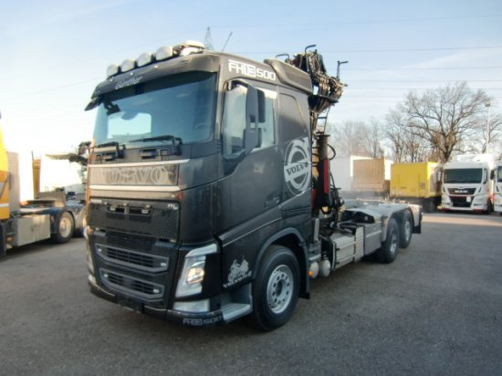 Volvo FH 500 6x2, Schrottkran, Waage, E6, Liftachse - Pacēlājs ar āķi, Kravas auto ar manipulatoru: foto 1 Volvo FH 500 6x2, Schrottkran, Waage, E6, Liftachse - Pacēlājs ar āķi, Kravas auto ar manipulatoru: foto 1