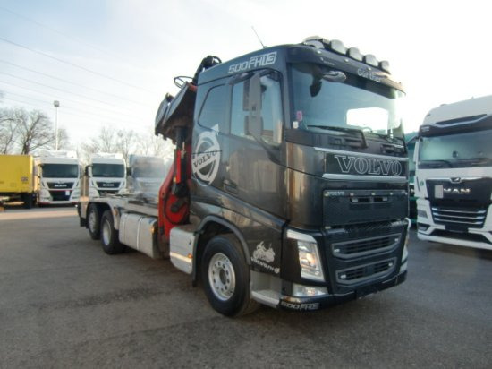 Volvo FH 500 6x2, Schrottkran, Waage, E6, Liftachse - Pacēlājs ar āķi, Kravas auto ar manipulatoru: foto 3 Volvo FH 500 6x2, Schrottkran, Waage, E6, Liftachse - Pacēlājs ar āķi, Kravas auto ar manipulatoru: foto 3