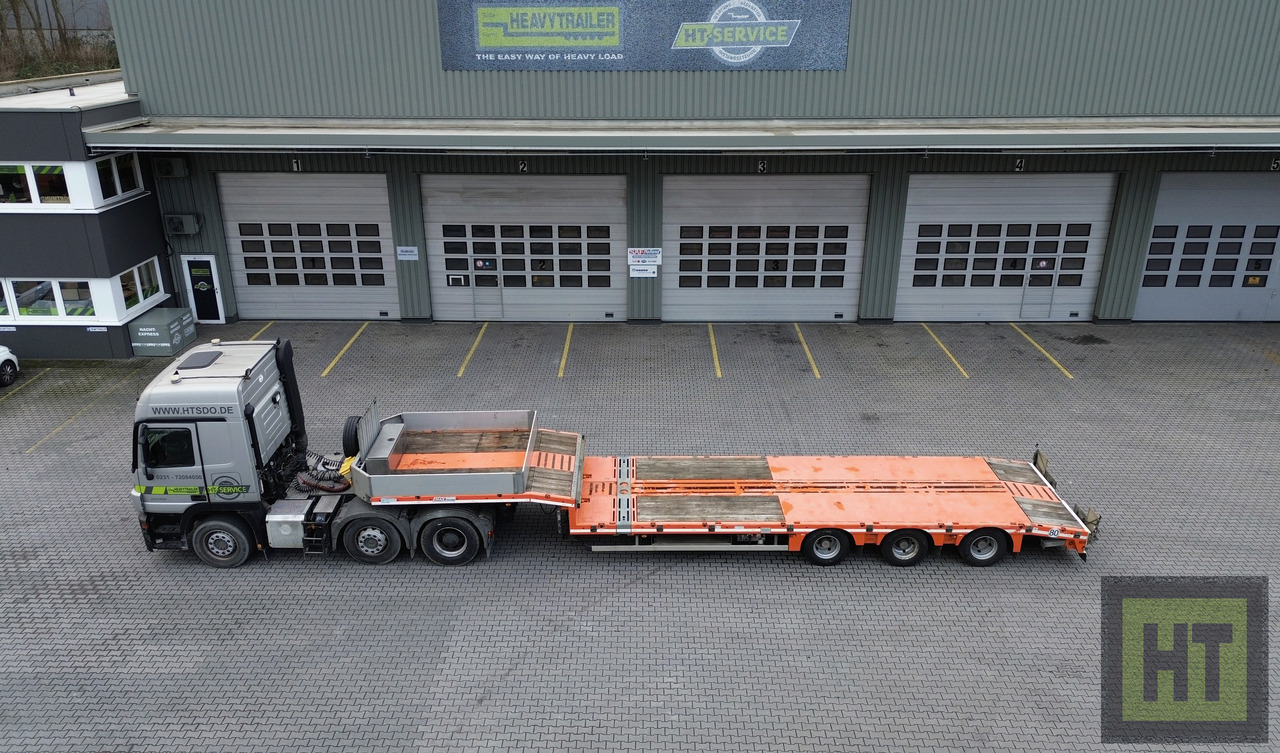 FAYMONVILLE MAX Trailer 3-Achs-Tele-Semi nachlaufgelenkt - Puspiekabe zema profila platforma: foto 2 FAYMONVILLE MAX Trailer 3-Achs-Tele-Semi nachlaufgelenkt - Puspiekabe zema profila platforma: foto 2