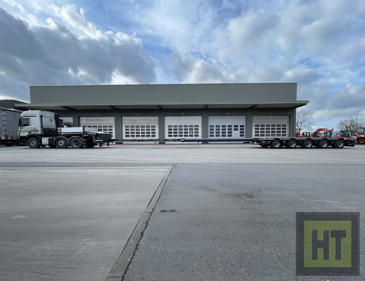 Faymonville 5-Achs-Doppel-Tele-Semi-Sattelauflieger - Puspiekabe zema profila platforma: foto 5 Faymonville 5-Achs-Doppel-Tele-Semi-Sattelauflieger - Puspiekabe zema profila platforma: foto 5