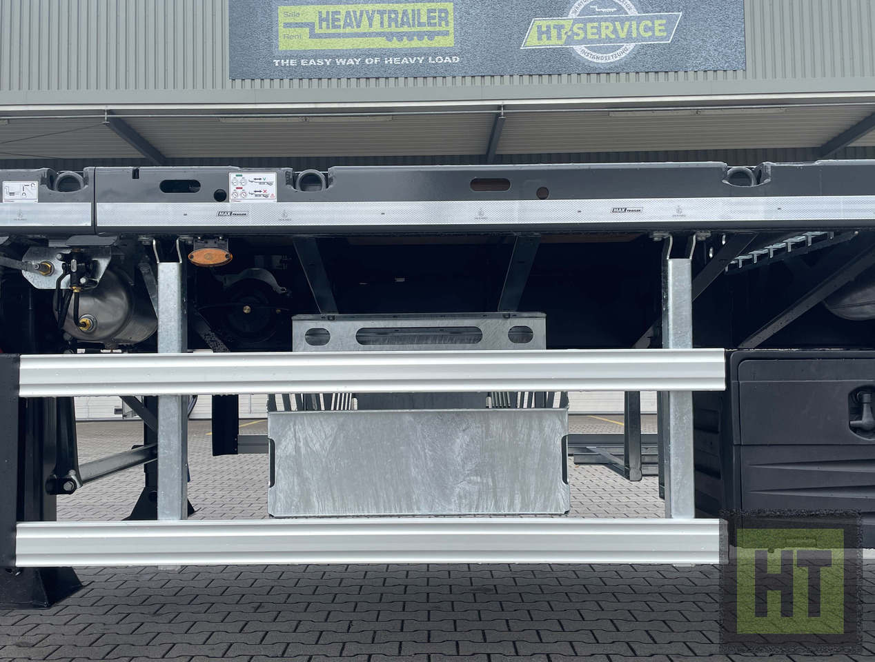 Faymonville MAX Trailer 3-Achs-Doppeltele-Plateau zwangsgelenkt - Bortu puspiekabe/ Platforma: foto 2 Faymonville MAX Trailer 3-Achs-Doppeltele-Plateau zwangsgelenkt - Bortu puspiekabe/ Platforma: foto 2