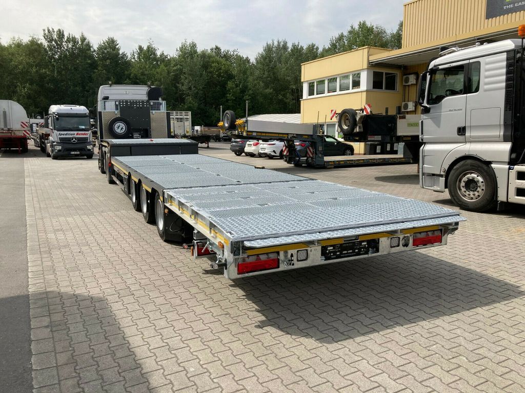 Meusburger 3-Achs-Satteltieflader mit abklappbarem Heck - Puspiekabe zema profila platforma: foto 5 Meusburger 3-Achs-Satteltieflader mit abklappbarem Heck - Puspiekabe zema profila platforma: foto 5