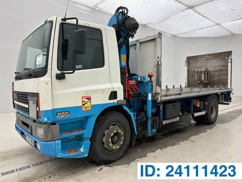 DAF CF75.250* - Bortu kravas automašīna/ Platforma, Kravas auto ar manipulatoru: foto 1 DAF CF75.250* - Bortu kravas automašīna/ Platforma, Kravas auto ar manipulatoru: foto 1