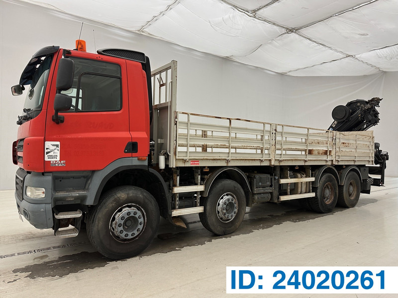 DAF CF85.410 - 8x4* - Bortu kravas automašīna/ Platforma, Kravas auto ar manipulatoru: foto 1 DAF CF85.410 - 8x4* - Bortu kravas automašīna/ Platforma, Kravas auto ar manipulatoru: foto 1