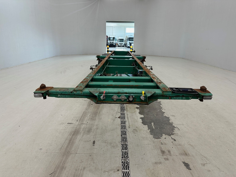 Puspiekabe noņemamā virsbūve/ Konteineru vedējs Fruehauf 4 x Skelet 2 x 20-40 ft: foto 8