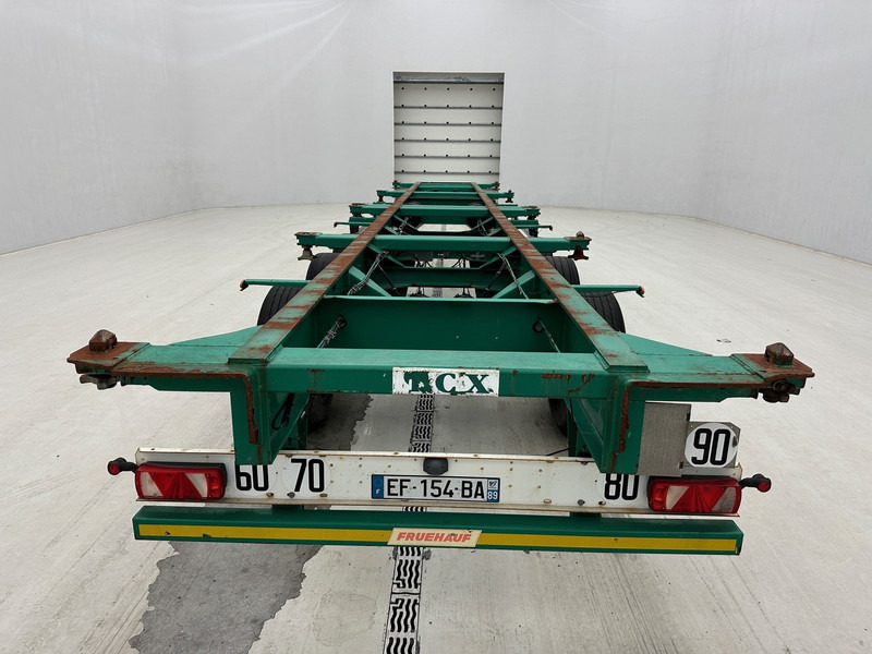 Puspiekabe noņemamā virsbūve/ Konteineru vedējs Fruehauf Skelet 2 x 20-40 ft: foto 6