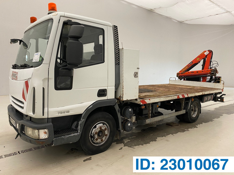 Iveco 75E18* - Bortu kravas automašīna/ Platforma, Kravas auto ar manipulatoru: foto 1 Iveco 75E18* - Bortu kravas automašīna/ Platforma, Kravas auto ar manipulatoru: foto 1