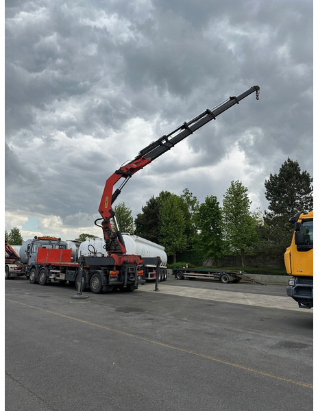 Bortu kravas automašīna/ Platforma, Kravas auto ar manipulatoru MAN 41.414 - 8x4: foto 16