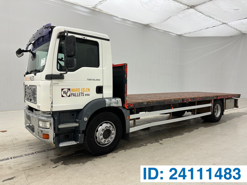 MAN TGM 18.280 - 4x2 - Bortu kravas automašīna/ Platforma: foto 1 MAN TGM 18.280 - 4x2 - Bortu kravas automašīna/ Platforma: foto 1