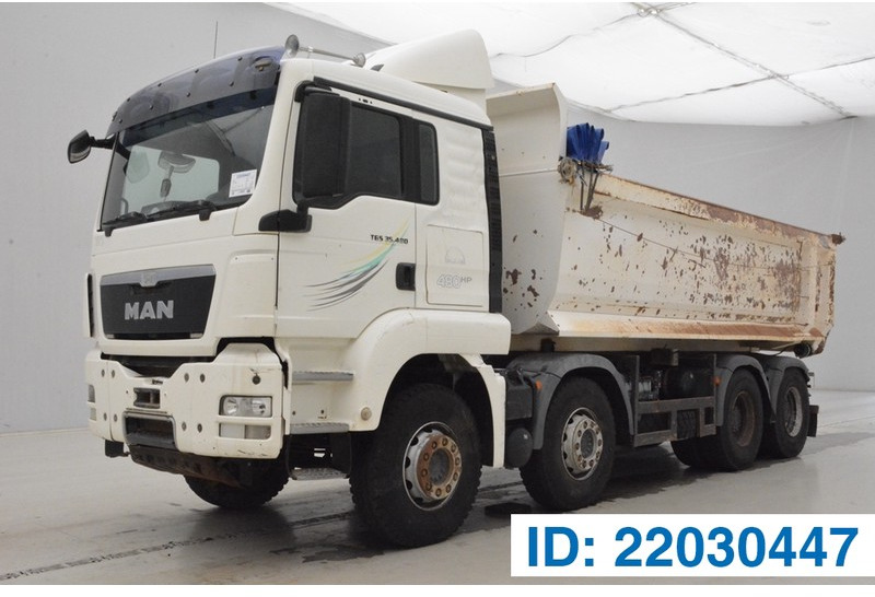 MAN TGS 35.480 - 8x4 "NON-EU" - Kravas automašīna pašizgāzējs: foto 1 MAN TGS 35.480 - 8x4 "NON-EU" - Kravas automašīna pašizgāzējs: foto 1