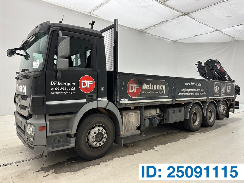 Mercedes-Benz Actros 3236 - 8x4 - Bortu kravas automašīna/ Platforma, Kravas auto ar manipulatoru: foto 1 Mercedes-Benz Actros 3236 - 8x4 - Bortu kravas automašīna/ Platforma, Kravas auto ar manipulatoru: foto 1
