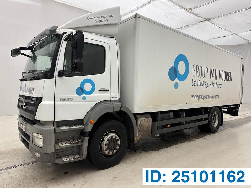 Mercedes-Benz Axor 1833 - Kravas automašīna ar slēgto virsbūvi: foto 1 Mercedes-Benz Axor 1833 - Kravas automašīna ar slēgto virsbūvi: foto 1