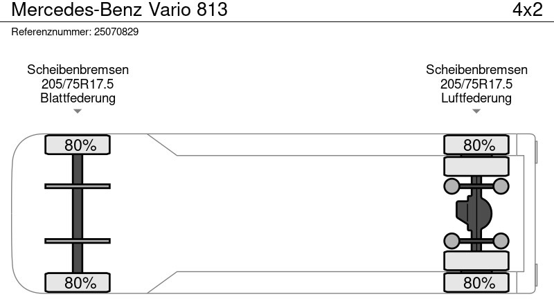 Mikroautobuss, Pasažieru furgons Mercedes-Benz Vario 813: foto 14 Mikroautobuss, Pasažieru furgons Mercedes-Benz Vario 813: foto 14