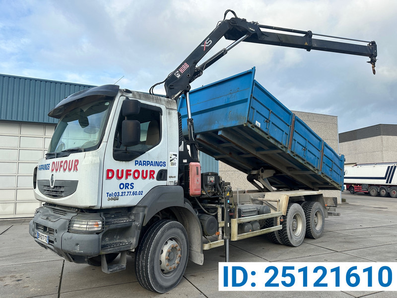 Renault KERAX 380 Dxi - 6x4 - Kravas automašīna pašizgāzējs, Kravas auto ar manipulatoru: foto 1 Renault KERAX 380 Dxi - 6x4 - Kravas automašīna pašizgāzējs, Kravas auto ar manipulatoru: foto 1