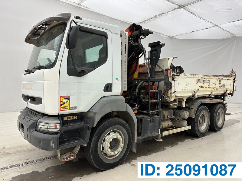 Renault Kerax 420 DCi - 6x4 - Kravas automašīna pašizgāzējs, Kravas auto ar manipulatoru: foto 1 Renault Kerax 420 DCi - 6x4 - Kravas automašīna pašizgāzējs, Kravas auto ar manipulatoru: foto 1