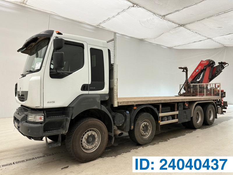 Renault Kerax 460 DXi - 8x4 - Bortu kravas automašīna/ Platforma, Kravas auto ar manipulatoru: foto 1 Renault Kerax 460 DXi - 8x4 - Bortu kravas automašīna/ Platforma, Kravas auto ar manipulatoru: foto 1
