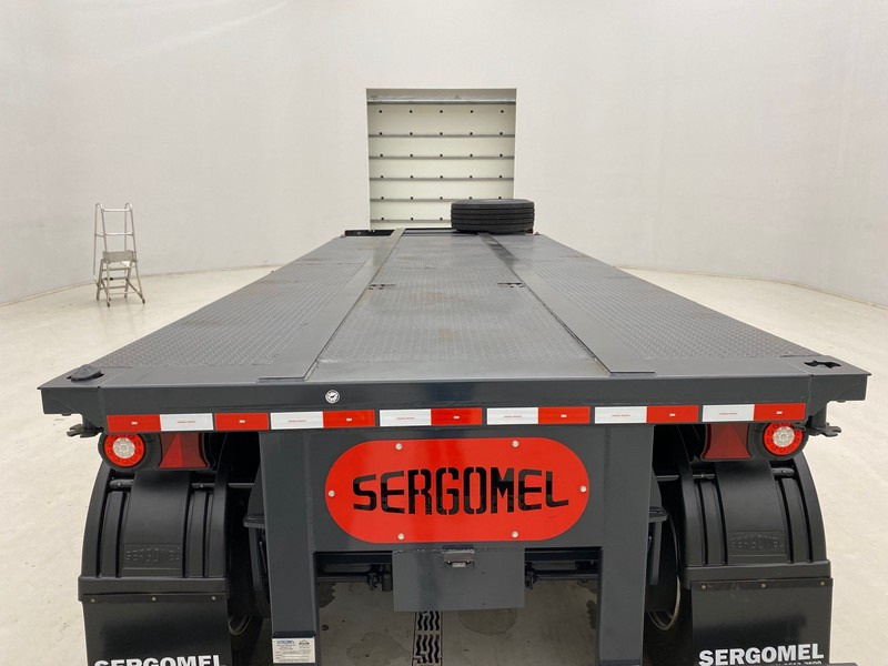 Jaunā Puspiekabe noņemamā virsbūve/ Konteineru vedējs SERGOMEL Chassis/Plateau 20FT - NEW: foto 11
