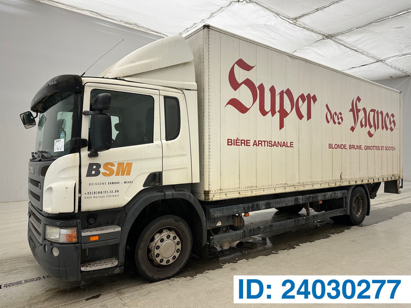 Scania P230 - Kravas automašīna ar slēgto virsbūvi: foto 1 Scania P230 - Kravas automašīna ar slēgto virsbūvi: foto 1