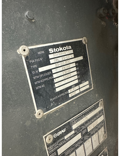 Puspiekabe cisterna Stokota Tank 23000 L: foto 10