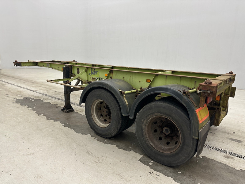 Puspiekabe noņemamā virsbūve/ Konteineru vedējs Van Hool Skelet 20 ft: foto 6