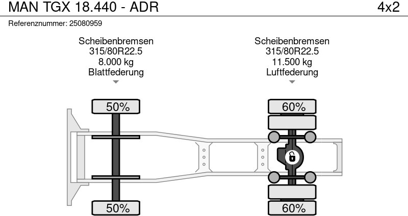 Vilcējs MAN TGX 18.440 - ADR: foto 17