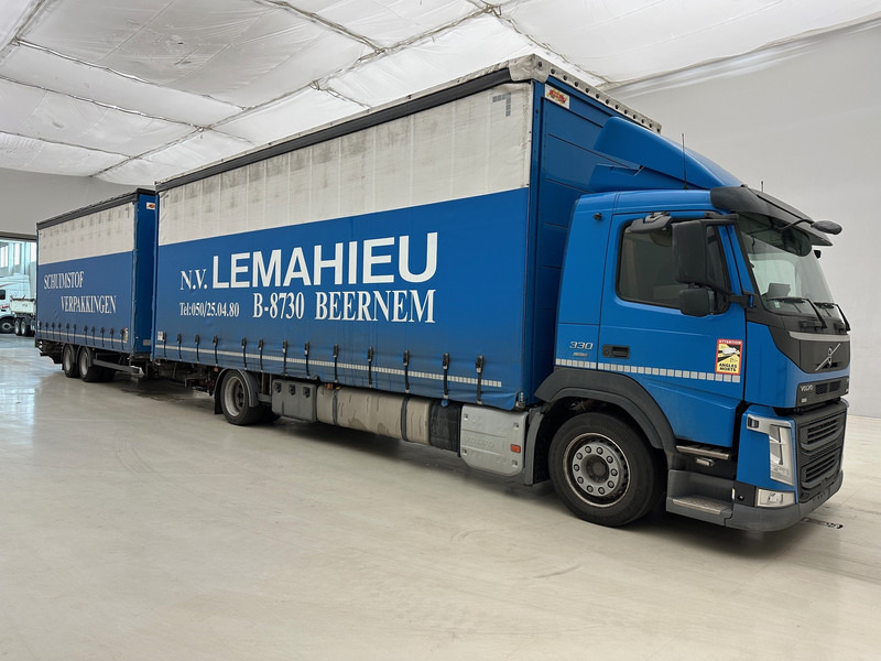 Volvo FM 330 + A&D Aanhanger - Kravas automašīna ar tentu: foto 3 Volvo FM 330 + A&D Aanhanger - Kravas automašīna ar tentu: foto 3