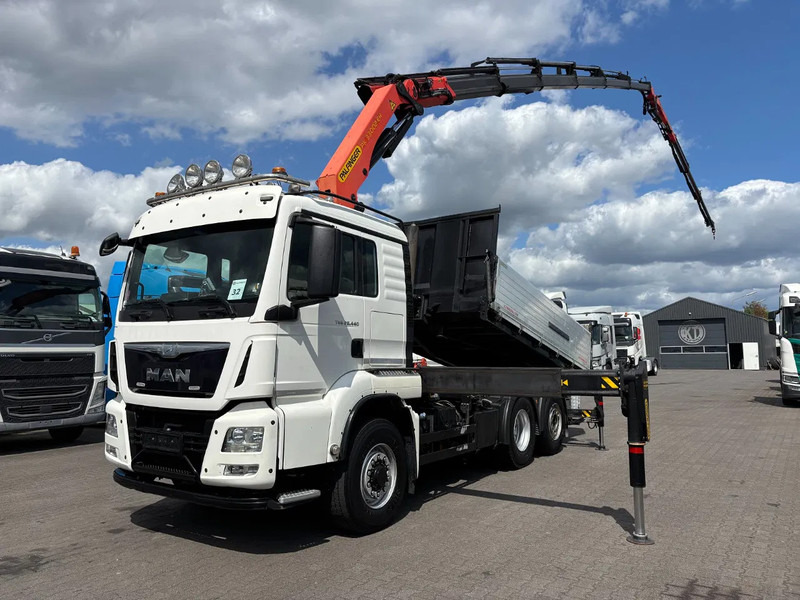 MAN TGS 28.440 6x4 Hydrodrive Euro 6 Tipper / Tractor + Palfinger 33002 Fly Jip PJ060 - Kravas auto ar manipulatoru: foto 1 MAN TGS 28.440 6x4 Hydrodrive Euro 6 Tipper / Tractor + Palfinger 33002 Fly Jip PJ060 - Kravas auto ar manipulatoru: foto 1