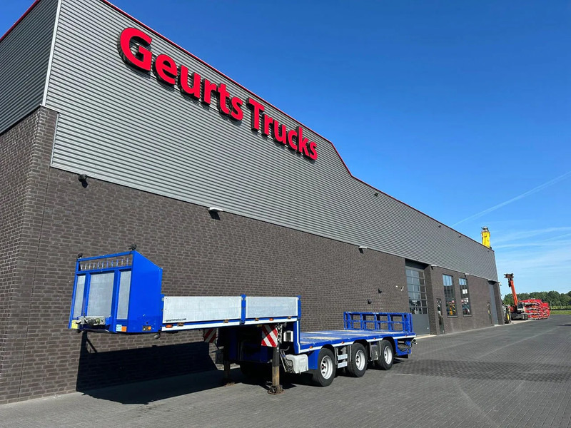 Emtech NNR48 3 ASSER HYDRAULISCHE GESTUURDE KORTE UITSCHUIFBARE SEMI-DIEPLADER / TIEFLADER / LOWLOADER - Puspiekabe zema profila platforma: foto 2 Emtech NNR48 3 ASSER HYDRAULISCHE GESTUURDE KORTE UITSCHUIFBARE SEMI-DIEPLADER / TIEFLADER / LOWLOADER - Puspiekabe zema profila platforma: foto 2