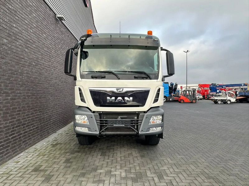 Pacēlājs ar āķi, Kravas auto ar manipulatoru MAN TGS 35.460 8X4 BL+ HYVA 18.55.S HAAKARMSYSTEEM EFFER 395-5 KRAAN/KRAN/CRANE/GRUA: foto 16