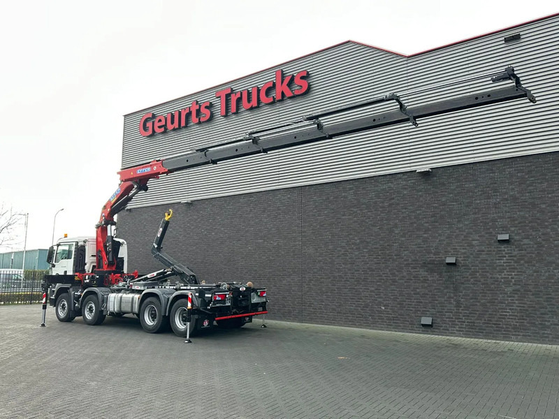 MAN TGS 35.460 8X4 BL+ HYVA 18.55.S HAAKARMSYSTEEM EFFER 395-5 KRAAN/KRAN/CRANE/GRUA - Pacēlājs ar āķi, Kravas auto ar manipulatoru: foto 3 MAN TGS 35.460 8X4 BL+ HYVA 18.55.S HAAKARMSYSTEEM EFFER 395-5 KRAAN/KRAN/CRANE/GRUA - Pacēlājs ar āķi, Kravas auto ar manipulatoru: foto 3