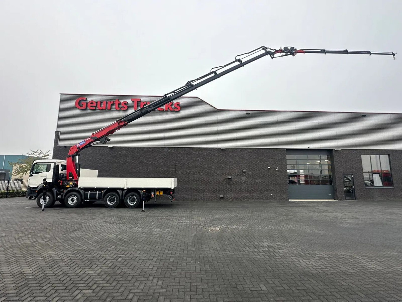 MAN TGS 35.470 8X4 HMF 4020-K6 + FJ 600 K4 KRAAN/KRA - Kravas auto ar manipulatoru: foto 1 MAN TGS 35.470 8X4 HMF 4020-K6 + FJ 600 K4 KRAAN/KRA - Kravas auto ar manipulatoru: foto 1