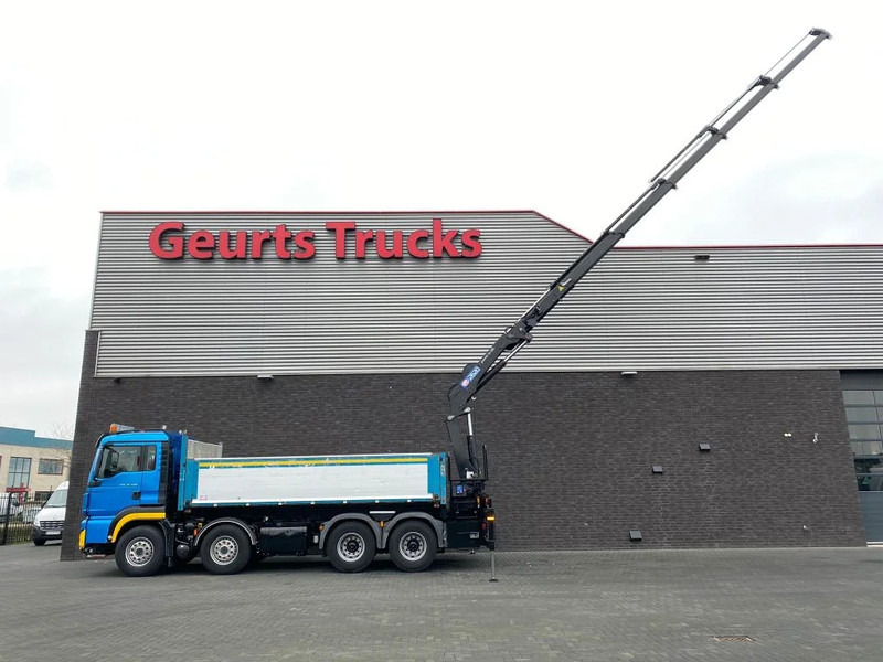 MAN TGS 35.480 8X4 KIPPER/TIPPER + HMF 2620-K5 KRAAN/KRAN/CRANE/GRUA - Kravas automašīna pašizgāzējs, Kravas auto ar manipulatoru: foto 4 MAN TGS 35.480 8X4 KIPPER/TIPPER + HMF 2620-K5 KRAAN/KRAN/CRANE/GRUA - Kravas automašīna pašizgāzējs, Kravas auto ar manipulatoru: foto 4