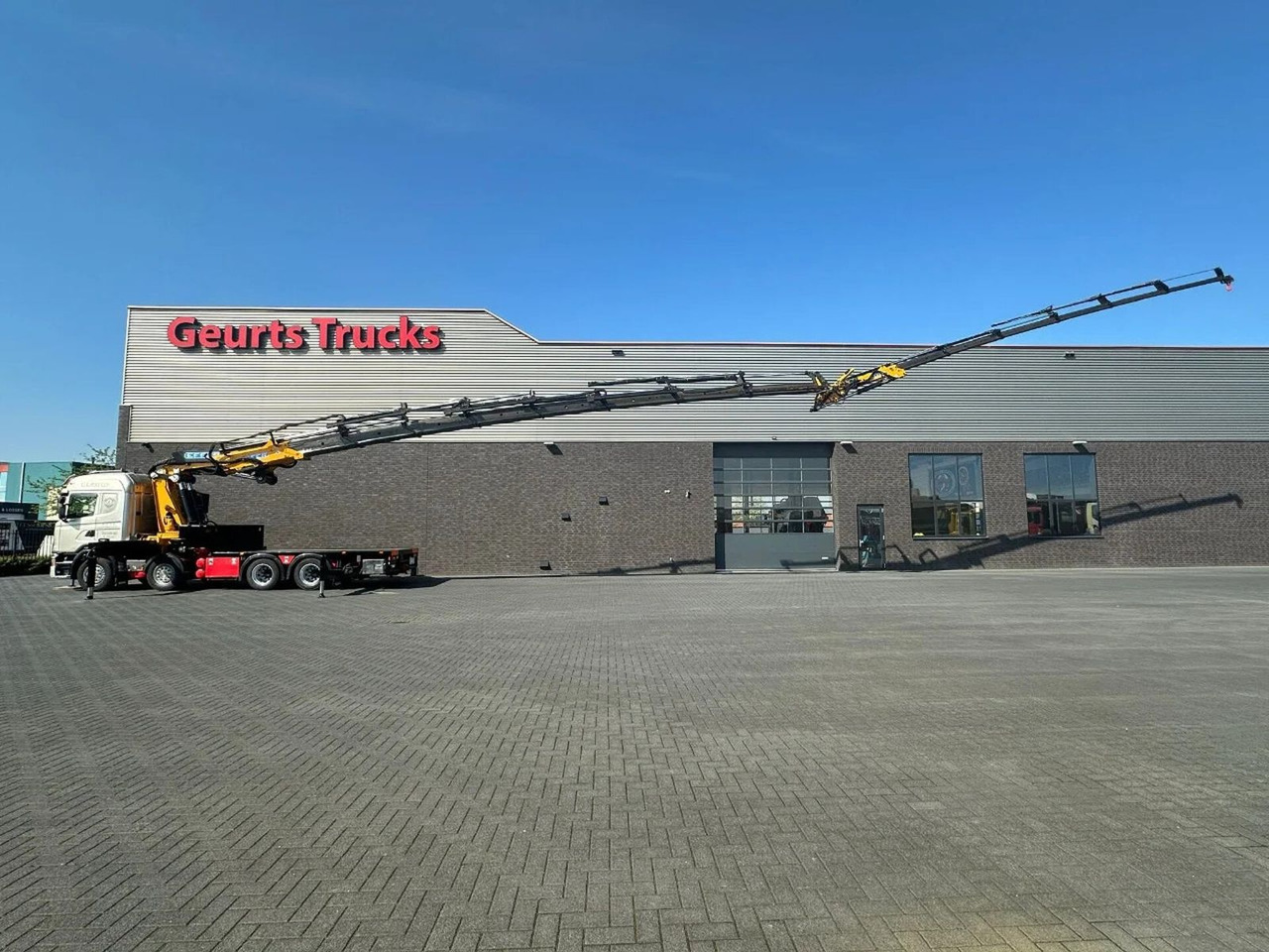 Scania G450 8X4 + EFFER 1255/8S + JIB 6S HD KRAAN/KRAN/ - Kravas auto ar manipulatoru: foto 4 Scania G450 8X4 + EFFER 1255/8S + JIB 6S HD KRAAN/KRAN/ - Kravas auto ar manipulatoru: foto 4