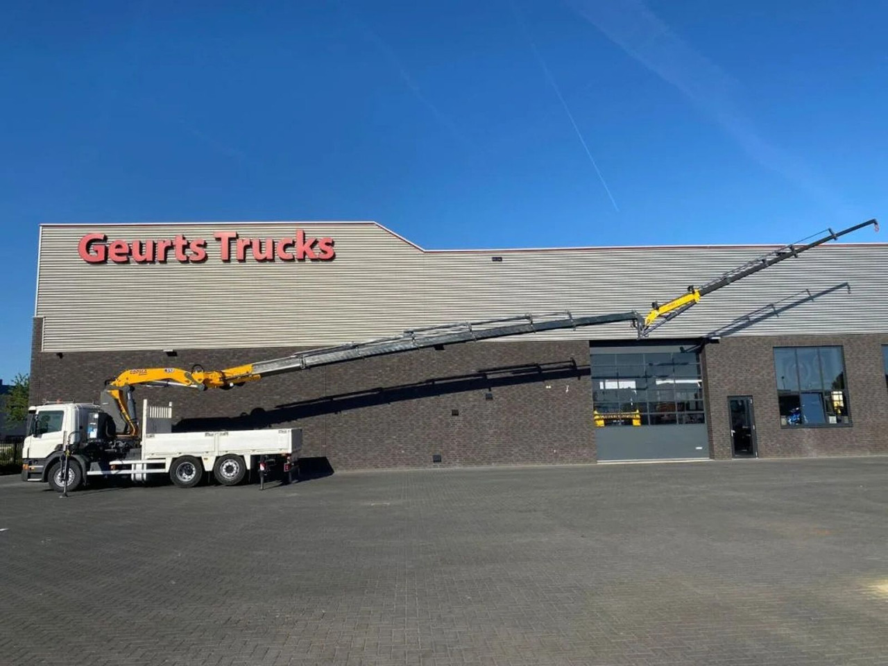 Scania P250 6X2 + COPMA 510.7 + JIB J4 KRAAN/KRAN/CRANE - Kravas auto ar manipulatoru: foto 3 Scania P250 6X2 + COPMA 510.7 + JIB J4 KRAAN/KRAN/CRANE - Kravas auto ar manipulatoru: foto 3