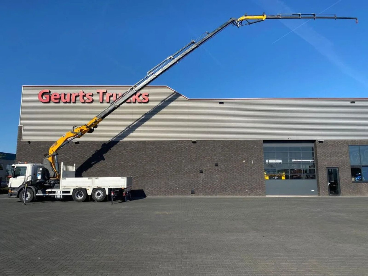 Scania P250 6X2 + COPMA 510.7 + JIB J4 KRAAN/KRAN/CRANE - Kravas auto ar manipulatoru: foto 1 Scania P250 6X2 + COPMA 510.7 + JIB J4 KRAAN/KRAN/CRANE - Kravas auto ar manipulatoru: foto 1