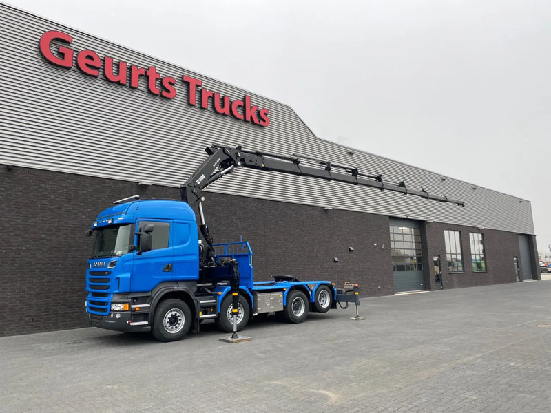 Scania R560 V8 8X2 TREKKER/BAKWAGEN + HIAB 477E-8 HIPRO KRAAN/KRAN/CRANE/GRUA - Kravas auto ar manipulatoru: foto 4 Scania R560 V8 8X2 TREKKER/BAKWAGEN + HIAB 477E-8 HIPRO KRAAN/KRAN/CRANE/GRUA - Kravas auto ar manipulatoru: foto 4