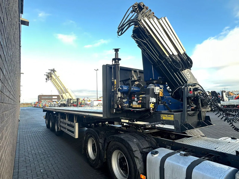 TURBO ,S HOET SC33AA KRAAN/KRAN/CRANE - Bortu puspiekabe/ Platforma: foto 5 TURBO ,S HOET SC33AA KRAAN/KRAN/CRANE - Bortu puspiekabe/ Platforma: foto 5