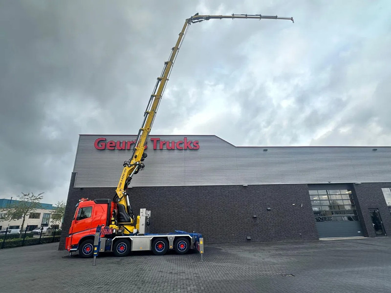 Volvo FH 8x2 FR TREKKER / BAKWAGEN MET HIAB X-HIPRO 1058 E8 MET JIB 150X-6 + LIER KRAAN / KRAN / CRANE / GRUA - Vilcējs: foto 4 Volvo FH 8x2 FR TREKKER / BAKWAGEN MET HIAB X-HIPRO 1058 E8 MET JIB 150X-6 + LIER KRAAN / KRAN / CRANE / GRUA - Vilcējs: foto 4