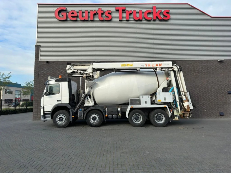 Volvo FM 410 8X4 + STETTER 9 M3 MIXER/MISCHER + THEAM 15 M TRANSPORTBAND/BELT - Betonvedējs: foto 1 Volvo FM 410 8X4 + STETTER 9 M3 MIXER/MISCHER + THEAM 15 M TRANSPORTBAND/BELT - Betonvedējs: foto 1