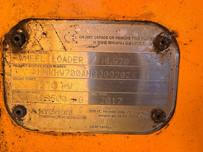 Riteņu iekrāvējs Hyundai HL970: foto 16