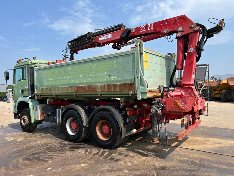 MAN TGA 26.480 tipper + HMF crane - Kravas automašīna pašizgāzējs, Kravas auto ar manipulatoru: foto 4 MAN TGA 26.480 tipper + HMF crane - Kravas automašīna pašizgāzējs, Kravas auto ar manipulatoru: foto 4