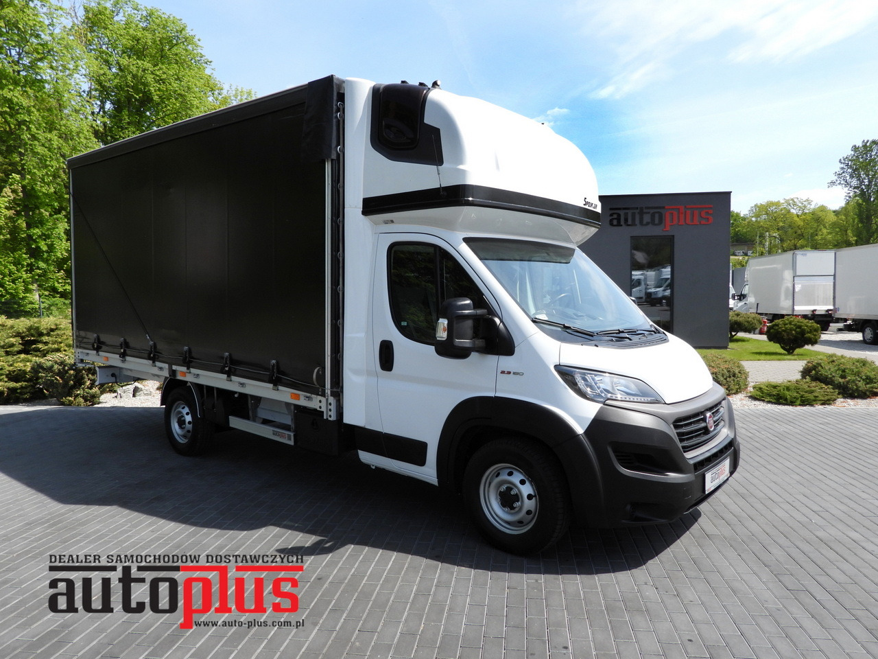 FIAT DUCATO TARPAULIN 10 PALLETS WEBASTO CRUISE CONTROL AIR CONDITIONING LED LIGHTS PNEUMATICS 160HP - Furgons ar tentu: foto 1 FIAT DUCATO TARPAULIN 10 PALLETS WEBASTO CRUISE CONTROL AIR CONDITIONING LED LIGHTS PNEUMATICS 160HP - Furgons ar tentu: foto 1