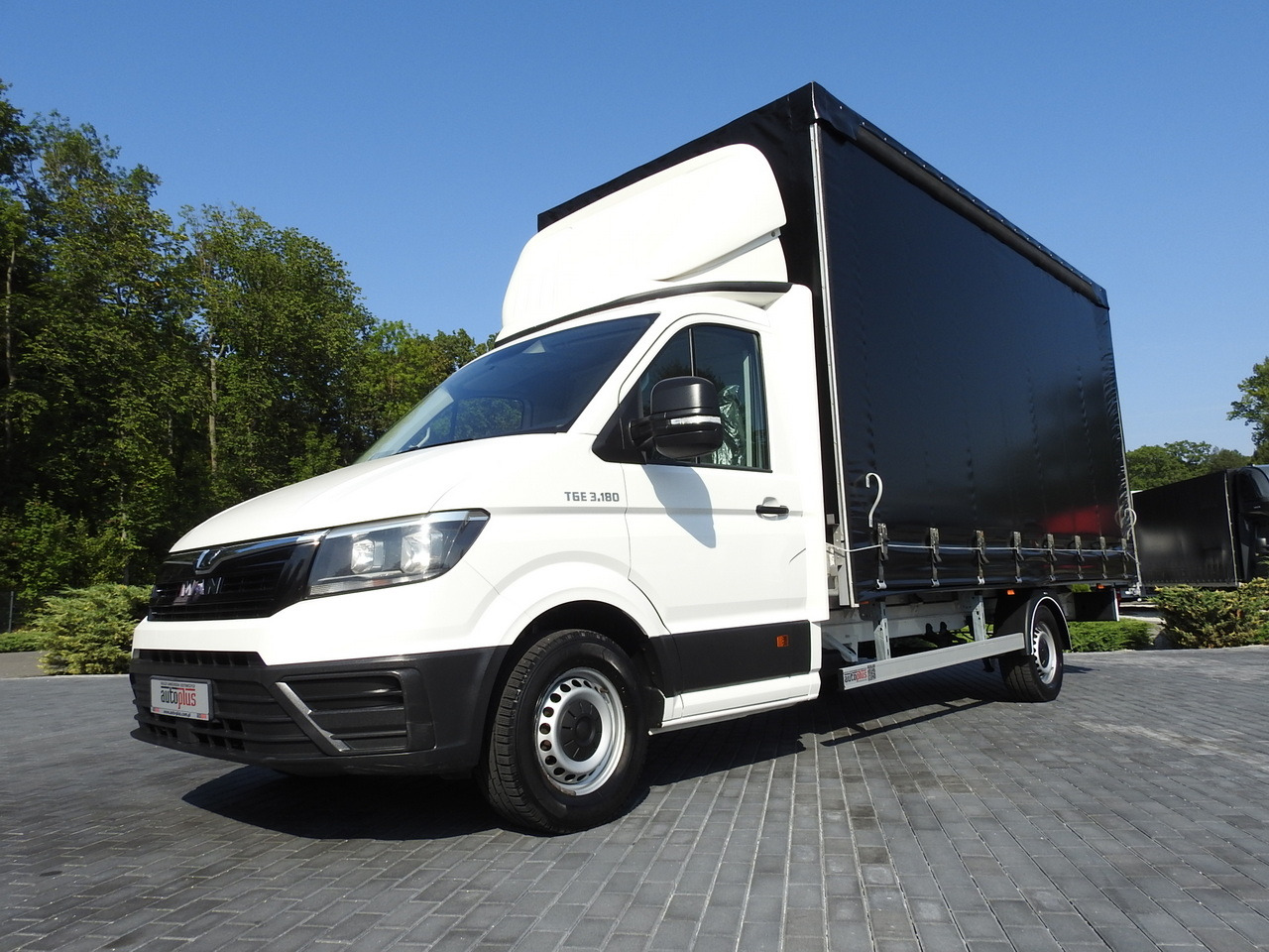 Furgons ar tentu MAN TGE TARPAULIN 10 PALLETS AIR CONDITIONING  180HP: foto 19