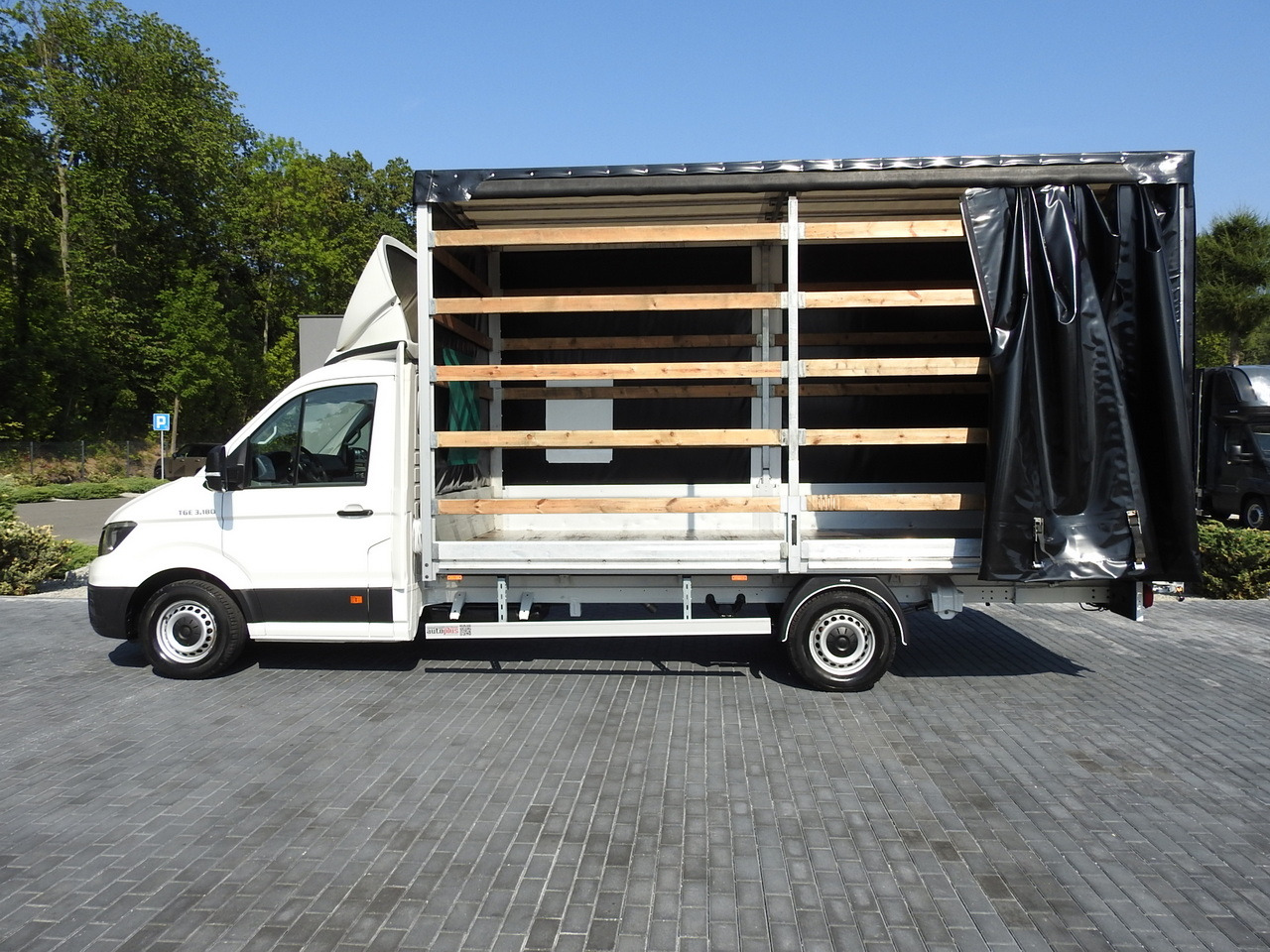 Furgons ar tentu MAN TGE TARPAULIN 10 PALLETS AIR CONDITIONING  180HP: foto 8