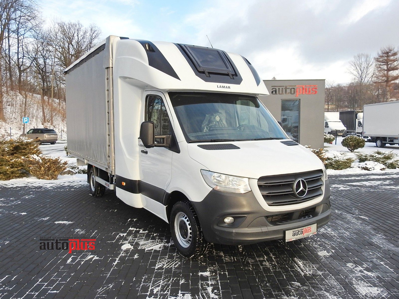Mercedes-Benz SPRINTER 316 PRITSCHE PLANE 8 PALETTEN WEBASTO - Furgons ar tentu, Kravas-pasažieru furgons: foto 1 Mercedes-Benz SPRINTER 316 PRITSCHE PLANE 8 PALETTEN WEBASTO - Furgons ar tentu, Kravas-pasažieru furgons: foto 1